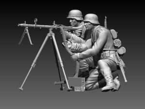 German soldiers 3Dプリントモデル