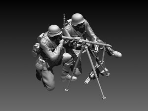 German soldiers 3Dプリントモデル