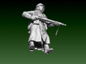 German soldier 3D Print Model