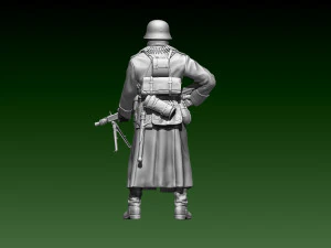 German soldier 3D Print Model