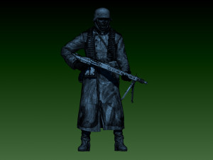 German soldier 3D Принт Модель