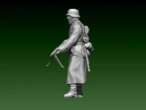 German soldier 3D Print Model