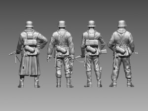 German soldier 3D Print Model