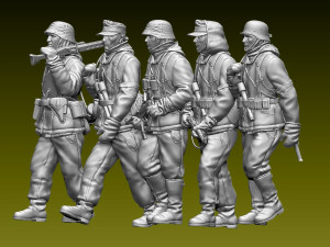 German soldiers 3D Print Model