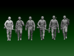 German soldiers 3D Print Model