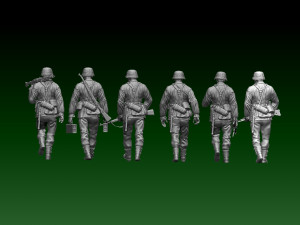 German soldiers 3D Print Model