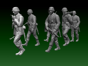 German soldiers 3D Print Model