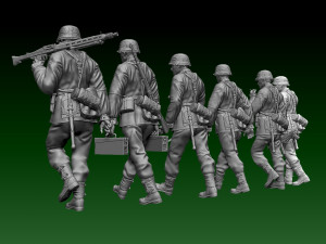 German soldiers 3D Print Model