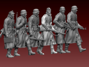 german soldiers Modelo de impresión 3D