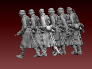 german soldiers 3D 프린트 모델
