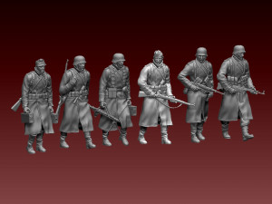 german soldiers 3D 프린트 모델