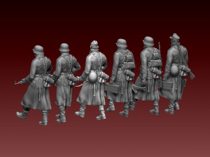 german soldiers 3D 프린트 모델
