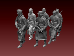 german soldiers 3D 프린트 모델