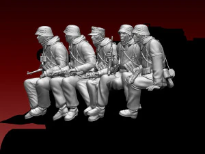 German soldiers 3D Print Model