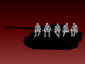 German soldiers 3D Print Model