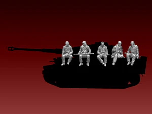 German soldiers 3D Print Model