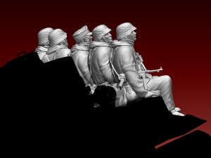 German soldiers 3D Print Model