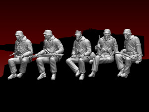 German soldiers 3D Print Model