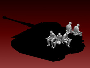 German soldiers 3D Print Model