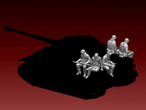 German soldiers 3D Print Model