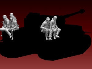 German soldiers 3D Print Model