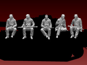 German soldiers 3D Print Model