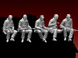 German soldiers 3D Print Model