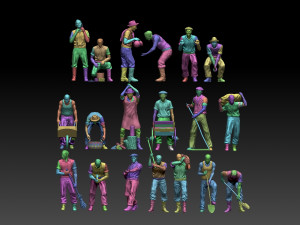 workers 3D Принт Модель