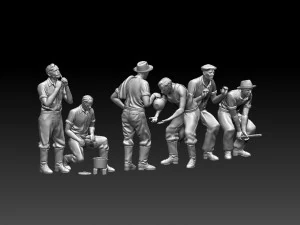 Workers 3D Print Model