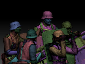 german soldier flak 3D Print Model