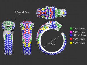 Rings 3Dプリントモデル