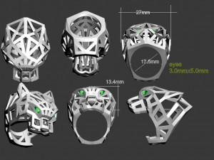 Ring 3D-Druckmodell
