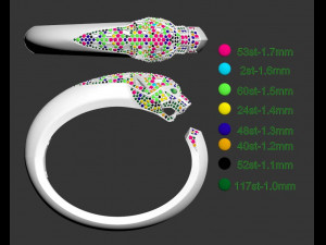 Bracelet 3Dプリントモデル