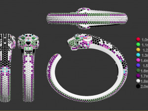 Bracelet 3Dプリントモデル
