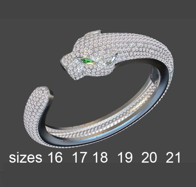 Bracelet 3Dプリントモデル .c4d .max .obj .3ds .fbx .stl .blend 