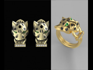 Earrings ring 3D 프린트 모델