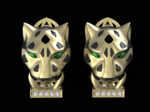 Earrings ring 3Dプリントモデル