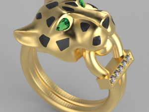 Earrings ring 3Dプリントモデル