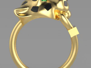 Earrings ring 3D Print Model