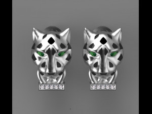 Earrings ring 3Dプリントモデル