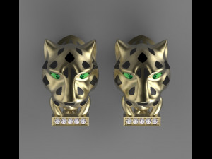 Earrings ring 3Dプリントモデル