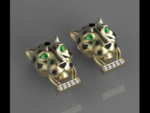 Earrings ring 3D Print Model