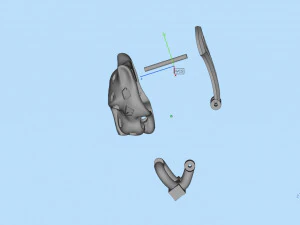 Earrings ring 3D Print Model