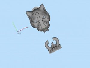 Earrings ring 3Dプリントモデル