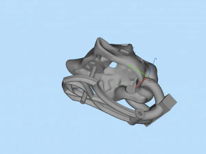 Earrings ring 3D Print Model