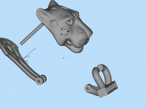 Earrings ring 3Dプリントモデル