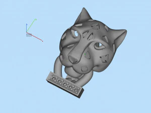 Earrings ring 3D Print Model
