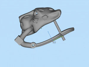 Earrings ring 3D Print Model