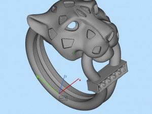 Earrings ring 3Dプリントモデル