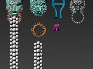 Earrings 3D Print Model